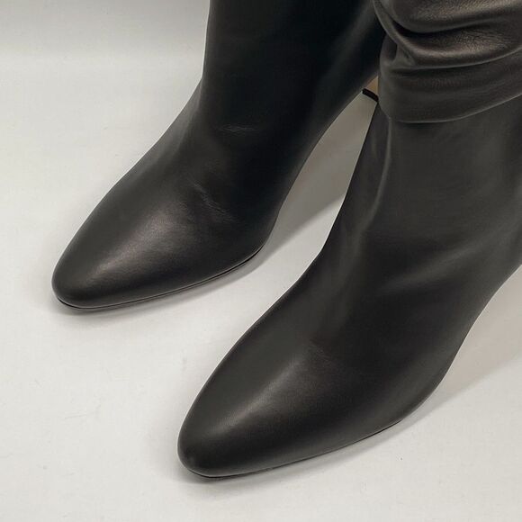 Manolo Blahnik Calasso 90MM Ruched Leather Boots size 38.5 - Picture 8 of 16
